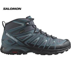 SALOMON サロモン X ULTRA PIONEER MID GORE-TEX 【Ebony / Stargazer / Quarry】L47196400 メンズ  男性用ハイキングブーツ 登山靴 トレッキング