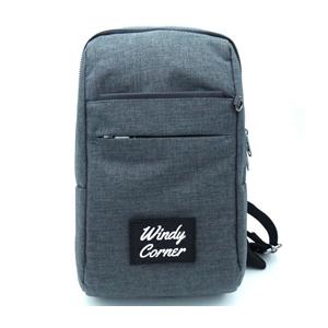 AJAX スキミング防止 防犯スリングバッグ WindyCorner グレー AJX90647