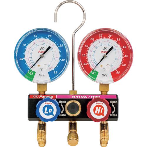 アサダ ボールバルブADマニホールドキット 152cm R12・R22 AM180C