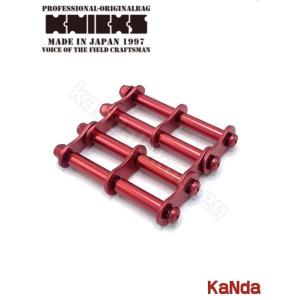 KNICKS　ニックス　ALU-3-R　【レッド】　アルミ製金具一式（アルマイト加工）｜kandakikou