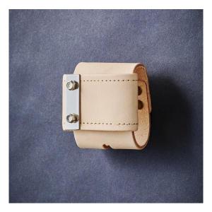 KNICKS（ニックス） セフコンベ脱着 ヌメ革ベルトループ 茶 KN-DXT