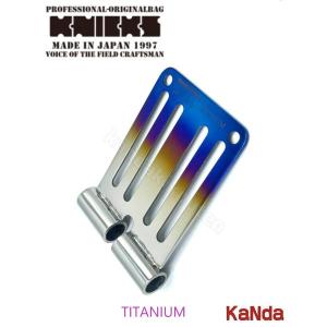 KNICKS　ニックス　TIT-15Y　連結チタニウム1.5mmベルトループ　【焼付けタイプ】｜kandakikou