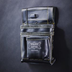 ニックス  KCA-5505B　最高級スタンダード釘袋 フィニッシュスエード黒