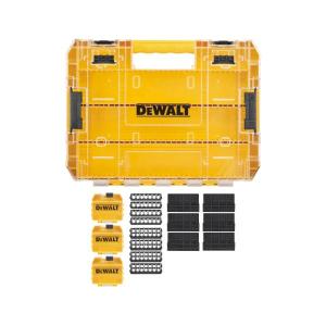 DEWALT　デウォルト　DT70804-QZ　タフケース(大)セット【バルクタフケース×3個＋ビットバー×8個＋仕切り(小)×6個】