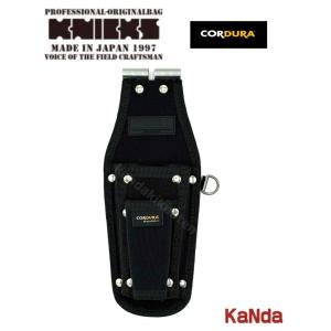 KNICKS　ニックス　黒タグ　CORDURA　KCS-301PNDX　SUS補強入型押ニッパードライバー3Pホルダー【ステン補強プレート＋本体】（コラボ商品）