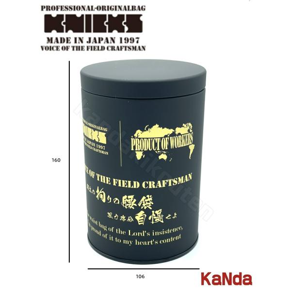 KNICKS　ニックス　KN-SC　ロゴプリント　スチール缶