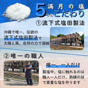 満月の塩 沖縄 天然塩 天日塩 塩 天然 無添...の詳細画像4