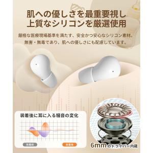 Kandar 寝ホン 小型 睡眠用イヤホン 寝...の詳細画像3