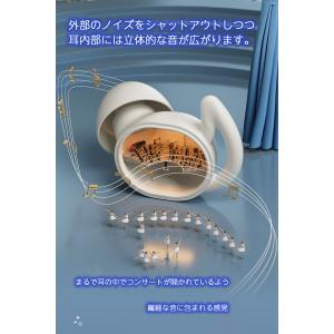 寝ホン 痛くない ワイヤレス イヤホン Blu...の詳細画像5