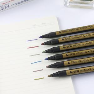 シーリングワックス 用 ペン カラーペン 10色セット Kandar カラーペイントペン アートマーカー シーリングスタンプ 塗り メタリックマーカーペン