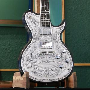 Zemaitis ゼマイティス ギターストラップ レザー Embossed Leather