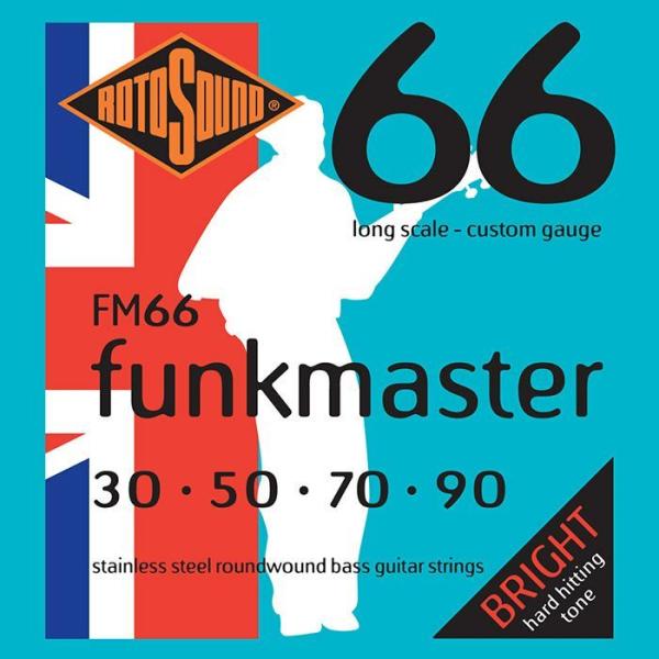 Rotosound ロトサウンド ベース弦 Funkmaster 66 Custom Stainle...