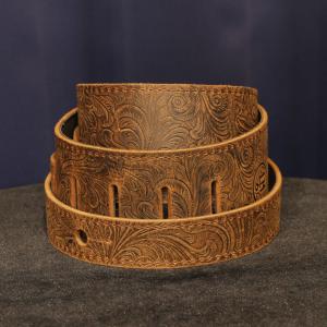 Zemaitis ゼマイティス ギターストラップ レザー Embossed Leather
