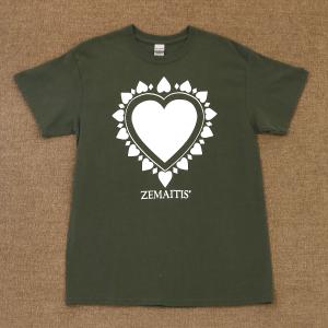 ZEMAITIS ゼマイティス T-SHIRTS HEART BLK S メンズ Tシャツ S