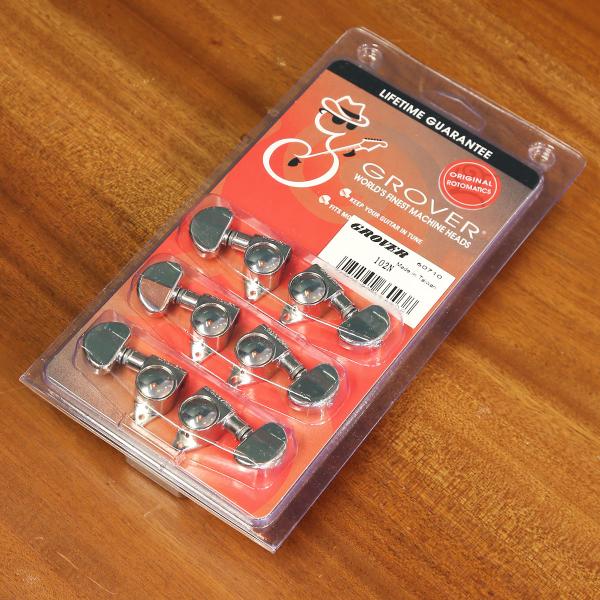 Grover グローバー ギターペグ 102, Nickel ニッケル