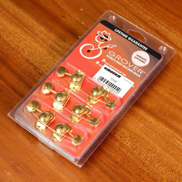 Grover グローバー ギターペグ Vintage Locking 533GK ゴールド