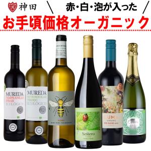 オーガニック ワイン ワインセット 金賞 ワイン 入り ６本 赤 白 泡 wine set 母の日｜神田商店