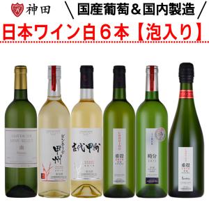 日本ワインセット ６本 飲み比べ 金賞ワイン 入り 大和葡萄酒 甲州 山梨 勝沼 wine set 父の日｜神田商店