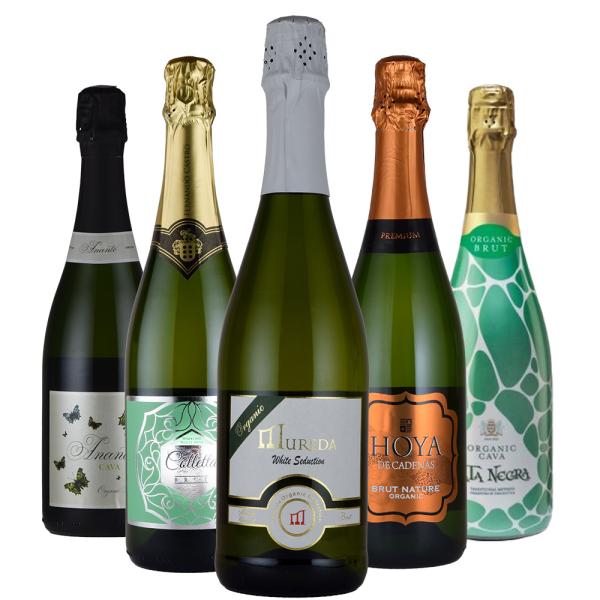 オーガニックスパークリングワイン５本セット お歳暮