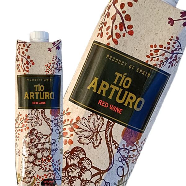 ティオ アルトゥーロ 赤 1000ml  スペイン テンプラニーリョ 紙パック