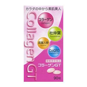 コラーゲン+杜仲葉+高麗人参の特許配合　コラーゲンGT　　奥田庄太郎商店　　90粒錠入り（１ヵ月）｜kandk-healthcare