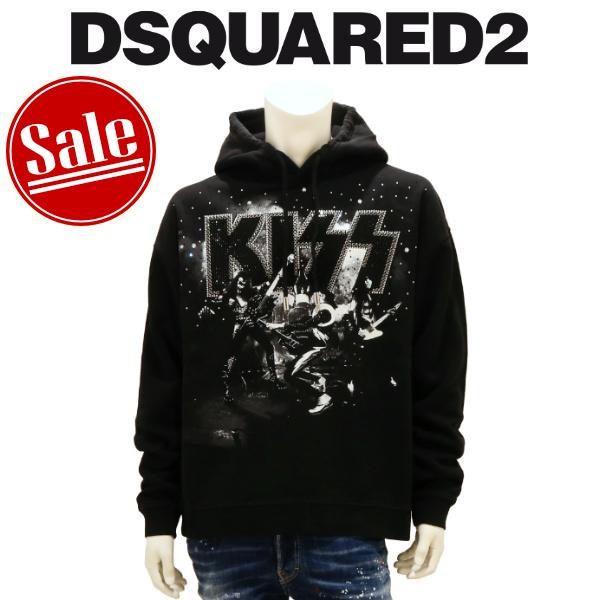 【セール 30%オフ】 ディースクエアード スウェットパーカー DSQUARED2 フーディ KIS...