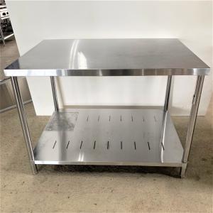 中古 業務用 ステンレス 作業台 幅1100 奥行750 高800 超特価 厨房機器 No 7463