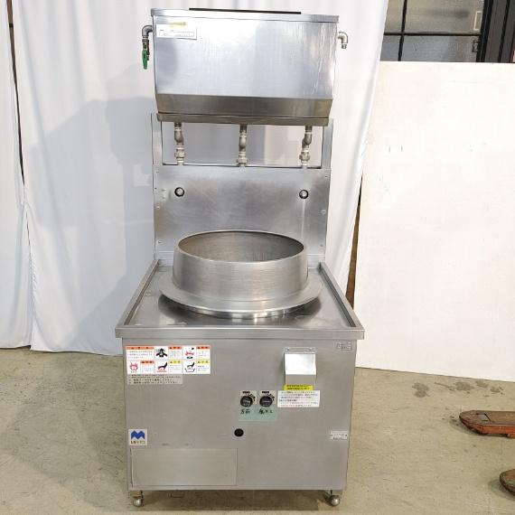【中古 特注品】 麺釜 メイトー XM-80UK 2018年製 プロパンガス 幅800×奥行950×...