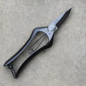 メール便 可 野村屋製鋏所 村久 片刃 芽切鋏 180mm 皮止 * : 岩内金物