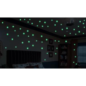 ウォールステッカー 星 蛍光シール プラネタリ...の詳細画像4