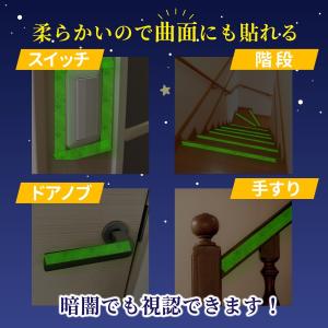 蓄光テープ 蛍光 発光 夜間 優しく 光る 長...の詳細画像2