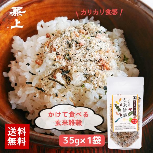 兼上 無添加 国産 玄米雑穀 ふりかけ 35g×1袋 グルテンフリー 玄米雑穀かけるだけ 腸活