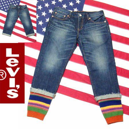 リーバイス レディース EXT-スキニー ジーンズ ジーパン クロップド Levi's デニム カジ...