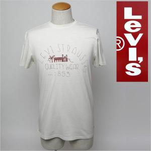 リーバイス Levi's クルーネック Tシャツ オフホワイト 半袖｜kaneko