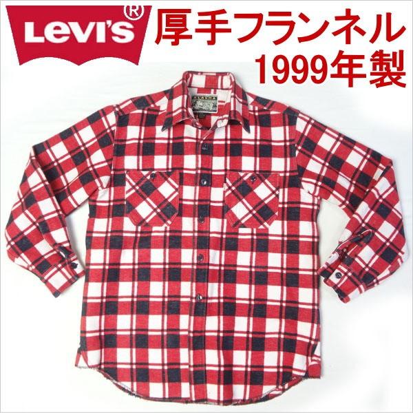 リーバイス LEVI&apos;S フランネルシャツ 長袖 メンズ 日本サイズL