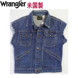 Wrangler（ラングラー） 米国製 USA製 ジージャン Gベスト サイズ40/L