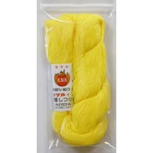オリヅル　イロモ　洋裁しつけ糸　40/3　18グラム　　黄色
