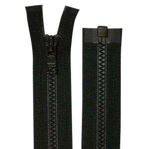 YKK ビスロンオープンファスナー 4VSDA 70cm 580 黒 : 毛糸と手芸の