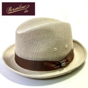 帽子 大きいサイズ 普通サイズ Borsalino ボルサリーノナカオレ BS681 日本製 紳士 春夏 軽量 カジュアル プレゼント ベージュ系 父の日ギフト｜kanekoya1958