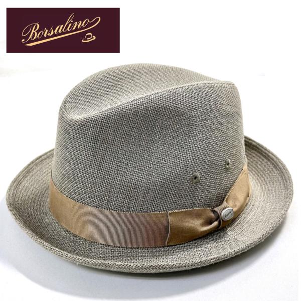 帽子 大きいサイズ Borsalino ボルサリーノナカオレ BS681 日本製 紳士 春夏 軽量 ...