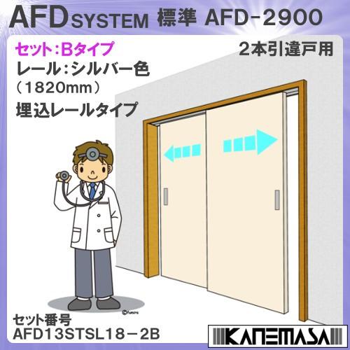 スタンダード 引戸レール金物 セット アトム 上下前後調整式上部吊車 2本引違い Bセット 日時指定...