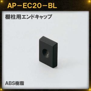 黒色 棚柱用エンドキャップ LAMP スガツネ AP-EC20-BL ABS樹脂 黒色 SPE型、AP型用｜kanemasa-k