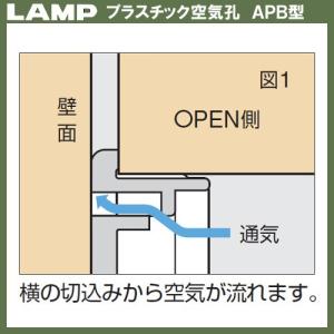 プラスチック空気孔 打込み LAMP スガツネ...の詳細画像2