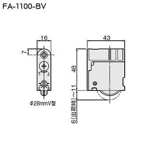 下部調整戸車 アトムリビンテック FA-110...の詳細画像1