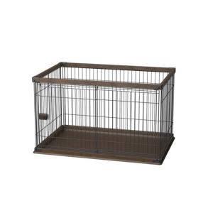 アイリスオーヤマ 犬 サークル ウッディサークル ロータイプ アッシュ