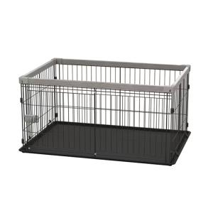 犬用ケージ ウッディシステムサークル アイリスオーヤマ SWS-1200GY