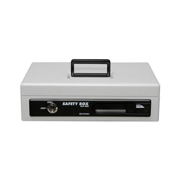 アイリスオーヤマ 手提げ金庫A5スリム SBX-A5S グレー