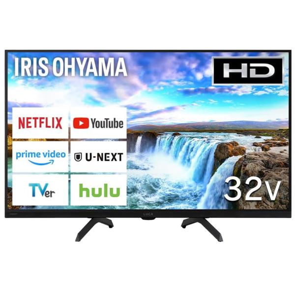 アイリスオーヤマ LUCA ハイヒ゛シ゛ョンスマート液晶テレビ 32V型 ブラック LT-32WGX...
