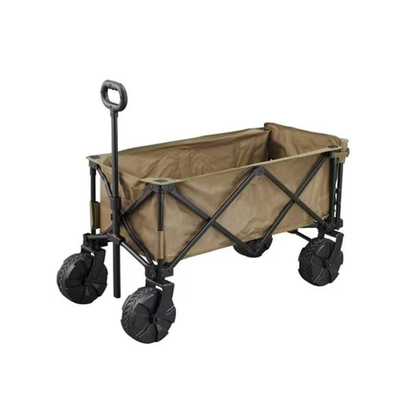 アイリスオーヤマ HUGEL アウトドアワゴン ODW-980 カーキ 耐荷重100kg