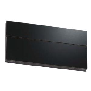 室名札 ステンレス 表札 ナスタ Nasta KS-N52S ステンカラー (シルバーグレー) H65×W130 1個 (キャンセル・返品不可)